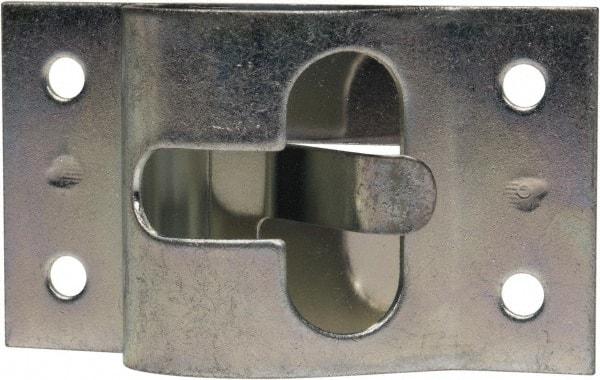 Made in USA - 5-1/2" Long Zinc Door Holder - 4" Stem Length - Americas Industrial Supply