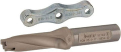 Iscar - 0.571 to 0.587" Diam, 3xD, 1.71" Max Depth, 5/8" Shank Diam, Replaceable Tip Drill - IDI Insert, 14 Seat Size, DCM Toolholder, Series ChamDrill - Americas Industrial Supply