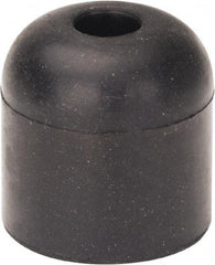 Made in USA - 5/16 Thread, 1" High, Rubber Bumpers - Recessed, 5/8" C-Projection Gage Line to Nose End, 1" Minor Axis - Americas Industrial Supply