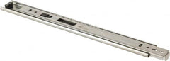 Knape & Vogt - 12" Slide Length, 9" Travel Length, Chrome Drawer Slide - Chrome Finish - Americas Industrial Supply