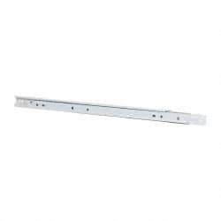 Knape & Vogt - 500mm Slide Length, 375mm Travel Length, Steel Epoxy-Coated Drawer Slide - White Epoxy Finish - Americas Industrial Supply