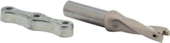 Iscar - 0.551 to 0.567" Diam, 3xD, 1.65" Max Depth, 5/8" Shank Diam, 4.3" OAL, Replaceable Tip Drill - IDI-SG, IDI-SK Insert, DCM Toolholder, Series ChamDrill - Americas Industrial Supply