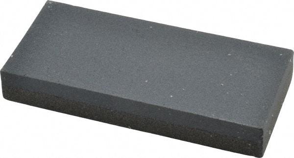 Norton - 4" Long x 1-3/4" Wide x 5/8" Thick, Silicon Carbide Sharpening Stone - Rectangle, Coarse, Fine Grade - Americas Industrial Supply