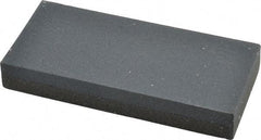 Norton - 4" Long x 1-3/4" Wide x 5/8" Thick, Silicon Carbide Sharpening Stone - Rectangle, Coarse, Fine Grade - Americas Industrial Supply