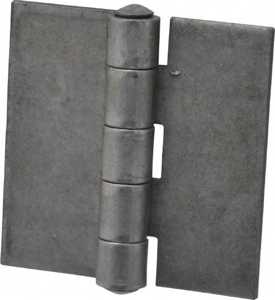 Stanley - 2-1/2" Long x 2-1/2" Wide, Extra Heavy Full Surface Hinge - Steel, Plain Finish - Americas Industrial Supply