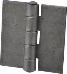 Stanley - 2-1/2" Long x 2-1/2" Wide, Extra Heavy Full Surface Hinge - Steel, Plain Finish - Americas Industrial Supply