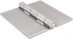 Stanley - 4" Long x 4" Wide, Extra Heavy Full Surface Hinge - Steel, Plain Finish - Americas Industrial Supply