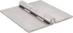 Stanley - 5" Long x 5" Wide, Extra Heavy Full Surface Hinge - Steel, Plain Finish - Americas Industrial Supply