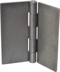 Stanley - 6" Long x 6" Wide, Extra Heavy Full Surface Hinge - Steel, Plain Finish - Americas Industrial Supply