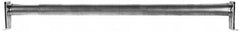 Stanley - 72" Max Width Adjustable Round Closet Rod - Zinc Plated Finish - Americas Industrial Supply