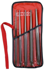 Proto - 5 Piece, 1/8 to 5/16", Drift Punch Set - Hex Shank, Comes in Pouch - Americas Industrial Supply