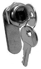 Made in USA - 15/16" Max Thickness, Standard Cam Lock - Polished Brass Finish - Americas Industrial Supply