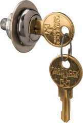 Made in USA - 5/32" Max Thickness, Standard Cam Lock - Stainless Steel Finish - Americas Industrial Supply