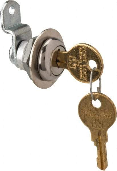 Made in USA - 5/16" Max Thickness, Standard Cam Lock - Stainless Steel Finish - Americas Industrial Supply