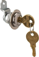 Made in USA - 5/16" Max Thickness, Standard Cam Lock - Stainless Steel Finish - Americas Industrial Supply