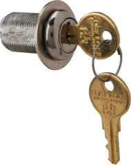 Made in USA - 15/16" Max Thickness, Standard Cam Lock - Stainless Steel Finish - Americas Industrial Supply