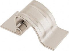 Made in USA - 1-1/4" Wide x 0.09" Thick, Concealed Hinge - Stainless Steel, Plain Finish - Americas Industrial Supply