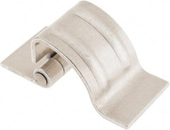 Made in USA - 1-1/4" Wide x 0.09" Thick, Concealed Hinge - Aluminum, Plain Finish - Americas Industrial Supply