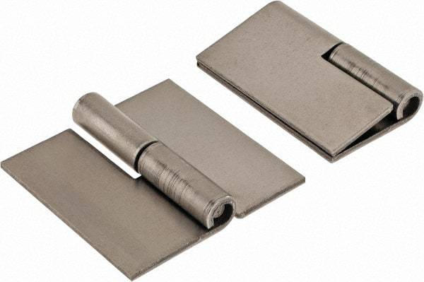 Made in USA - 2" Wide x 0.075" Thick, Slip Joint Hinge - Steel, Plain Finish - Americas Industrial Supply