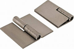 Made in USA - 2" Wide x 0.075" Thick, Slip Joint Hinge - Steel, Plain Finish - Americas Industrial Supply