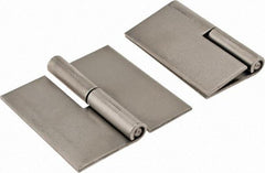 Made in USA - 3" Wide x 0.09" Thick, Slip Joint Hinge - Steel, Plain Finish - Americas Industrial Supply