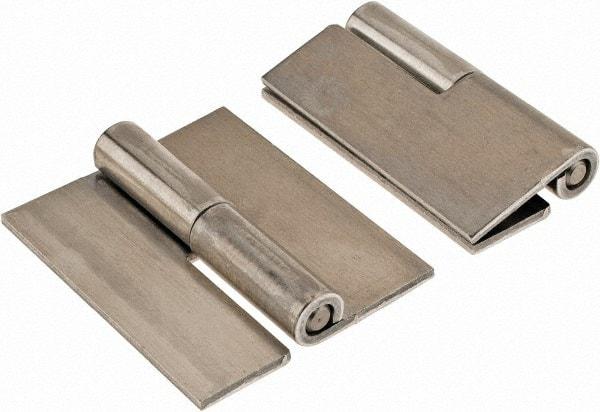 Made in USA - 1.68" Wide x 0.075" Thick, Slip Joint Hinge - Aluminum, Plain Finish - Americas Industrial Supply