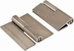 Made in USA - 1.68" Wide x 0.075" Thick, Slip Joint Hinge - Aluminum, Plain Finish - Americas Industrial Supply