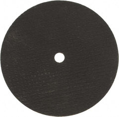Norton - 6" 36 Grit Aluminum Oxide Cutoff Wheel - 1/16" Thick, 1/2" Arbor, 10,190 Max RPM, Use with Stationary Grinders - Americas Industrial Supply