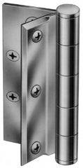 Stanley - 4" Long x 4" Wide Steel Full Mortise Commercial Hinge - Americas Industrial Supply
