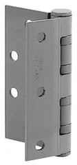 Stanley - 4-1/2" Long x 4-1/2" Wide Steel Half Mortise Commercial Hinge - Americas Industrial Supply
