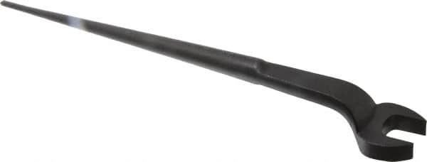 Proto - 1-1/8" Standard Spud Handle Open End Wrench - 17-1/4" OAL, Single End, Black Finish - Americas Industrial Supply