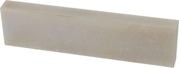 Made in USA - 4" Long x 1" Wide x 3/8" Thick, Novaculite Sharpening Stone - Rectangle - Americas Industrial Supply