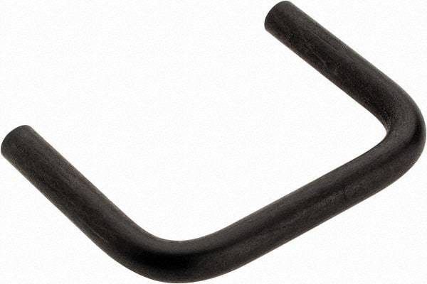 Electro Hardware - 4-40 Internal Thread, 5/32" Handle Diam, Black Anodized Aluminum Drawer Pull - 1-1/4" Center to Center - Americas Industrial Supply