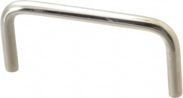 Electro Hardware - Round Handle - Nickel Plated, Brass, 3" Center to Center - Americas Industrial Supply