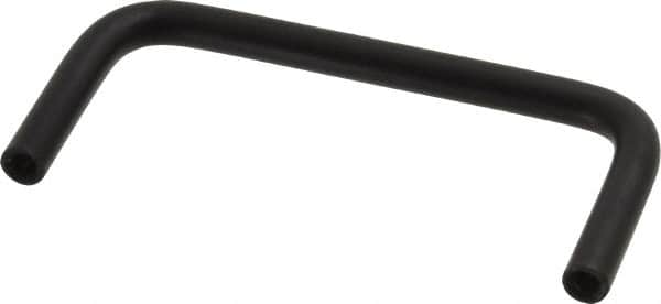 Electro Hardware - Round Handle - Black Coated, Aluminum, 3" Center to Center - Americas Industrial Supply