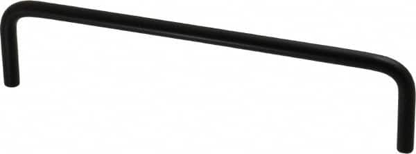 Electro Hardware - Round Handle - Black Coated, Aluminum, 6" Center to Center - Americas Industrial Supply