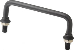 Electro Hardware - Round Handle - Black Coated, Brass, 4" Center to Center - Americas Industrial Supply