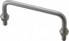 Electro Hardware - Round Handle - Plain, Aluminum, 4-1/4" Center to Center - Americas Industrial Supply