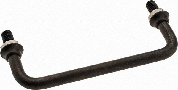 Electro Hardware - Round Handle - Black Coated, Stainless Steel, 4-1/4" Center to Center - Americas Industrial Supply