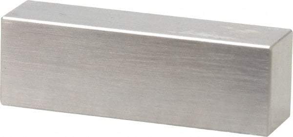 Mitutoyo - 0.45" Rectangular Steel Gage Block - Accuracy Grade 0, Includes Certificate of Inspection - Americas Industrial Supply