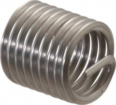 Heli-Coil - 5/16-24 UNF, 0.469" OAL, Free Running Helical Insert - 8-7/8 Free Coils, Tanged, Stainless Steel, 1-1/2D Insert Length - Americas Industrial Supply