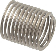 Heli-Coil - 3/8-24 UNF, 0.562" OAL, Free Running Helical Insert - 11 Free Coils, Tanged, Stainless Steel, 1-1/2D Insert Length - Americas Industrial Supply