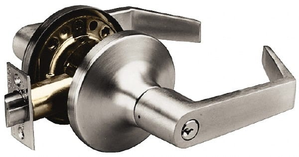 Yale - Storeroom Lever Lockset for 1-3/8 to 1-3/4" Thick Doors - Americas Industrial Supply