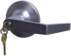 Yale - Fire Rated, Passage Lever Lock with 3-1/2" Rose - Chrome (26D) Finish, Grade 1 - Americas Industrial Supply