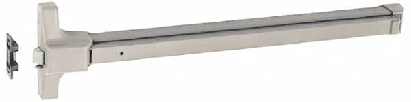 Yale - 36" Long Panic Rated, Series 7100 Exit Device Flatbar - Brushed Stainless (32D), Grade 1 - Americas Industrial Supply