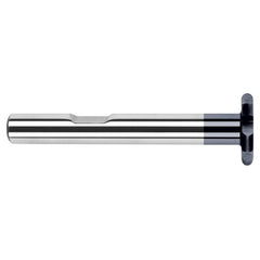 1.0000″ (1″) Cutter Diameter × 0.0787″ Radius Carbide Full Radius Large Diameter Standard Keyseat Cutter, 6 Flutes, AlTiN Coated