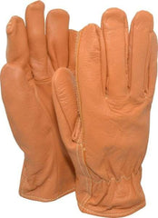 PIP - Size 2XL (11) Grain Goatskin General Protection Work Gloves - For Work & Driver, Uncoated, Slip-On Cuff, Full Fingered, Tan, Paired - Americas Industrial Supply