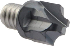 Iscar - MM HR Grade IC908 Carbide Concave Radius Milling Tip Insert - TiAlN Finish, 2 Flutes, 16mm Cutting Diam, 15mm Depth of Cut, 19.1mm Extension, 0.1969" Cnr Rad - Americas Industrial Supply