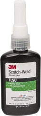 3M - 50 mL Bottle, Purple, Medium Strength Liquid Threadlocker - Series TL90, 24 hr Full Cure Time, Hand Tool Removal - Americas Industrial Supply