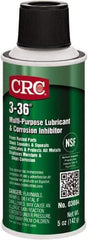 CRC - 6 oz Aerosol Can Lubricant - Clear Blue-Green, -50°F to 250°F, Food Grade - Americas Industrial Supply